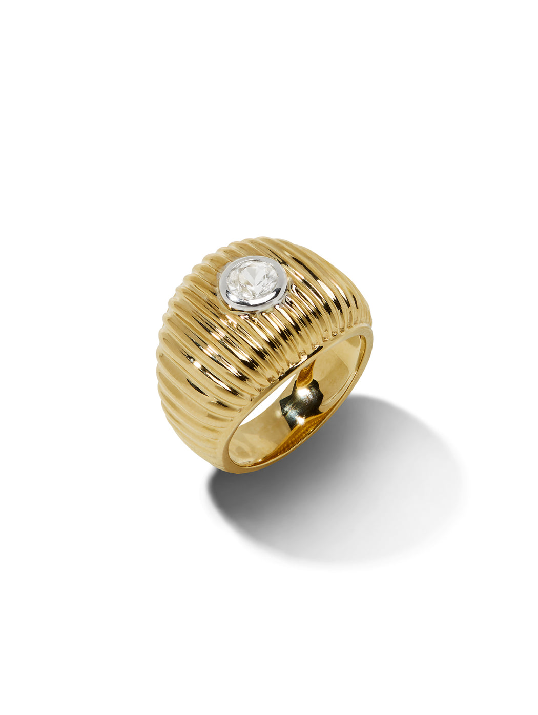 Maxi Berlingot Yellow Gold Ring