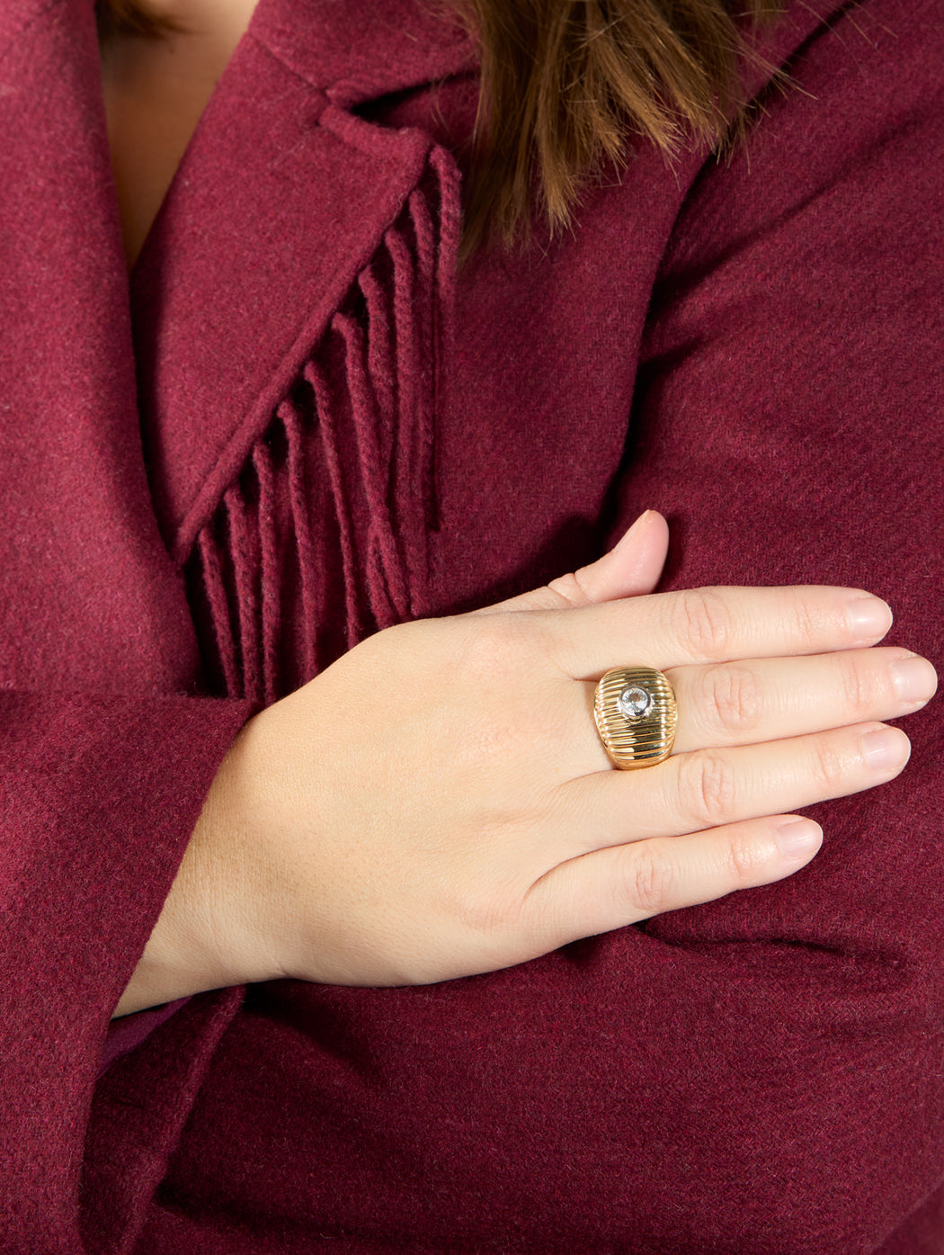 Maxi Berlingot Yellow Gold Ring