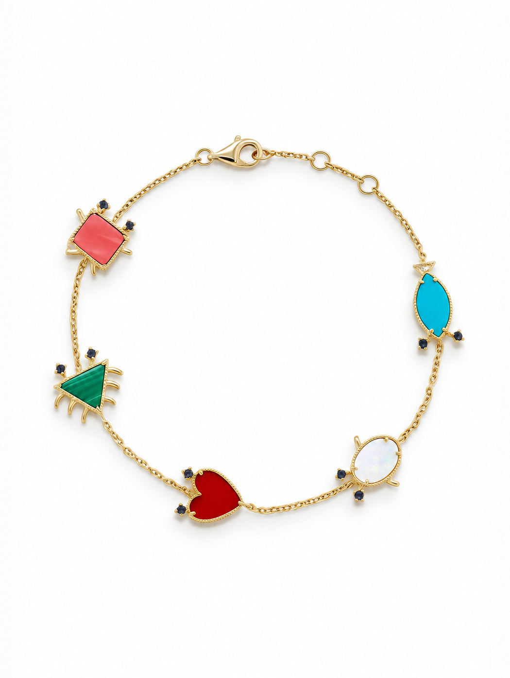 Petit Critter Yellow Gold Bracelet