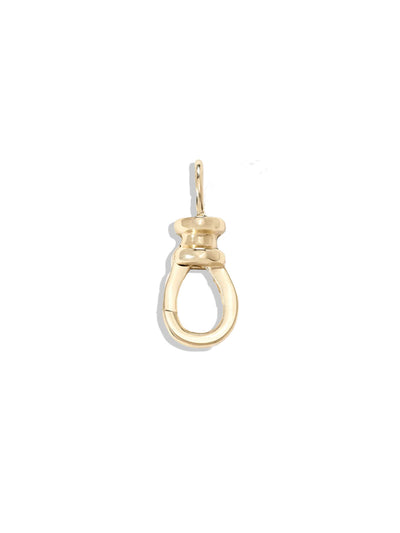 Gold Swivel Charm Holder