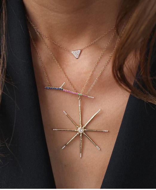 Sea Star Yellow Gold Necklace