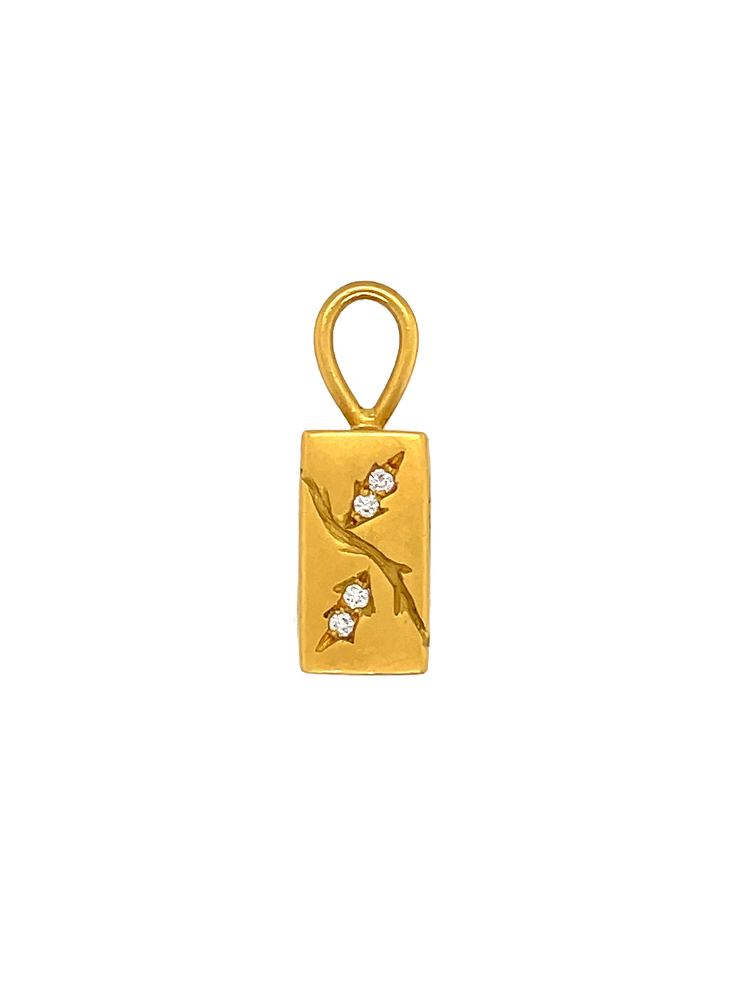 Grow Baby Grow Yellow Gold Charm