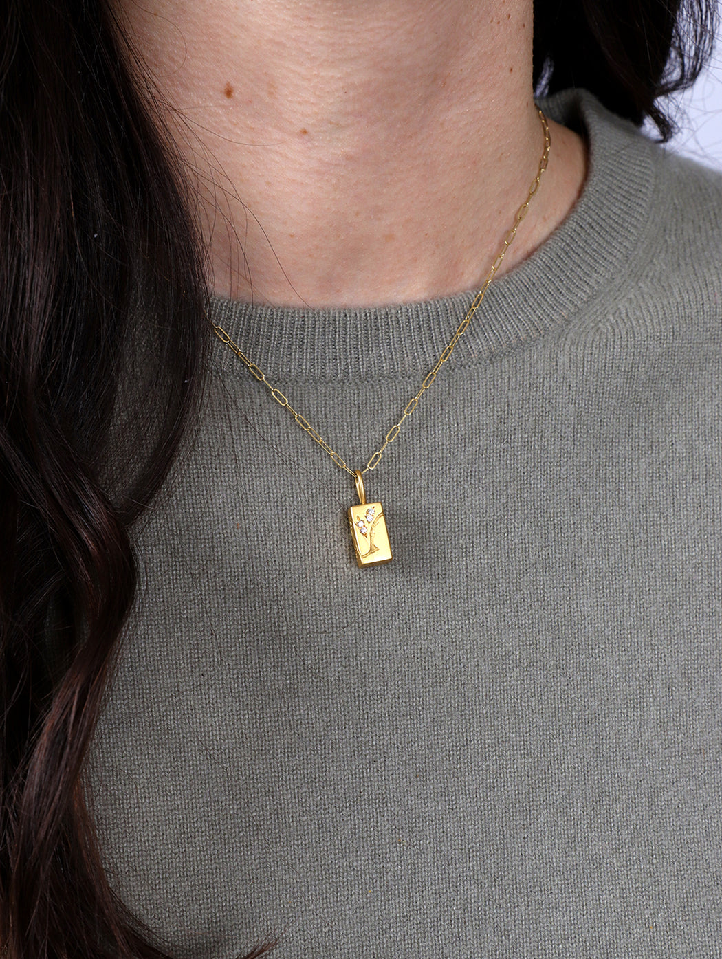 Grow Baby Grow Yellow Gold Charm