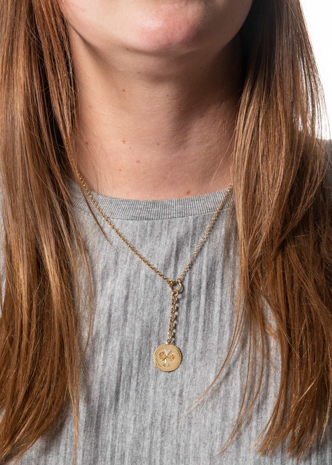 Protection Small Mixed Belcher Extension Chain Necklace