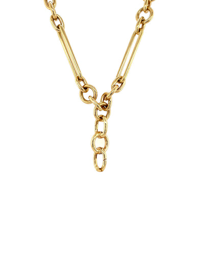 Midsize Mixed Clip Chain Flexible Extension Necklace