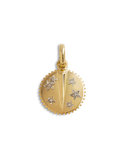 Baby Resilience Yellow Gold Medallion with Annex Link