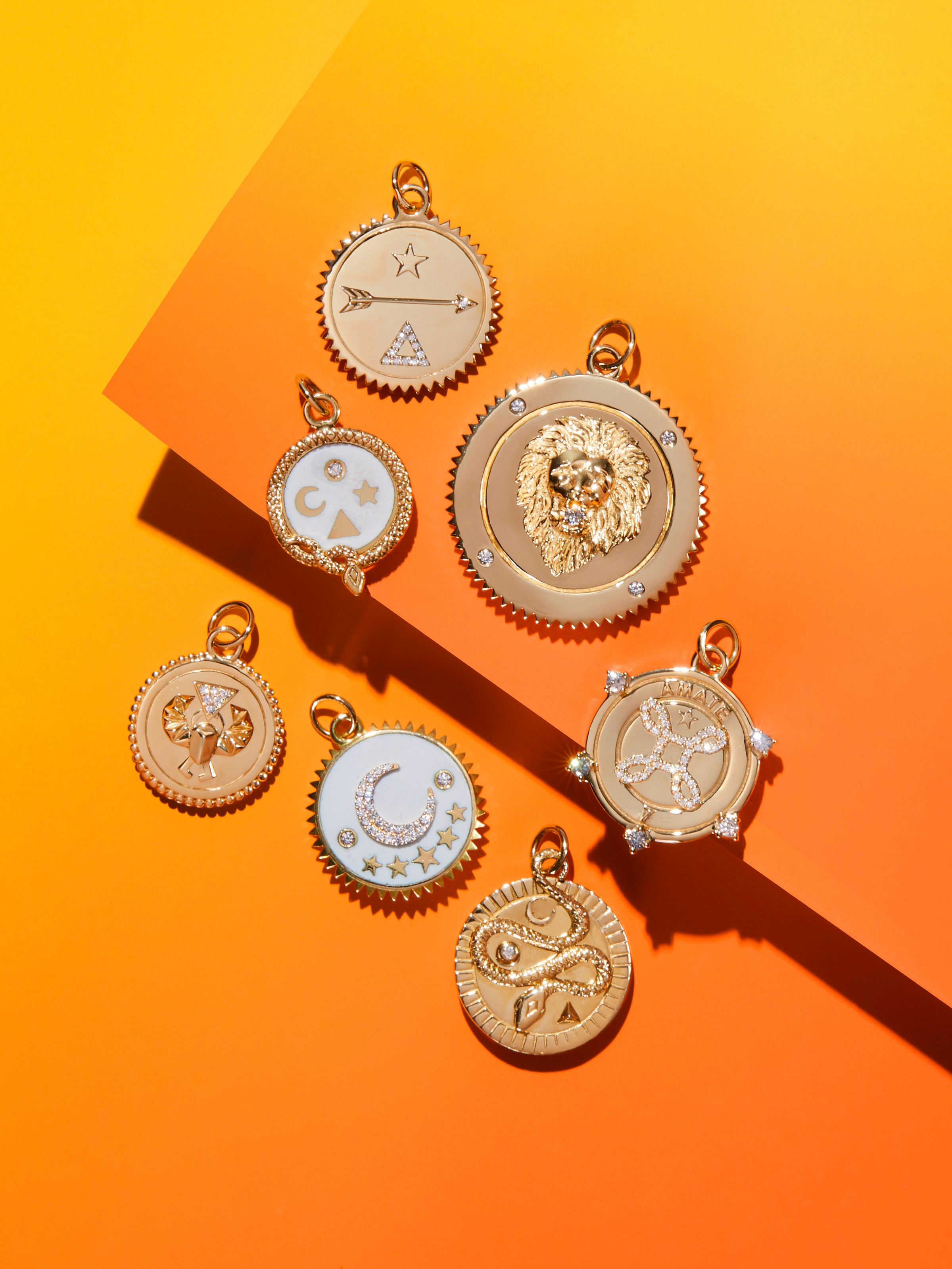 Medium Wholeness Yellow Gold Medallion