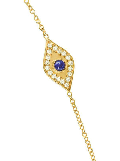 Wisdom Evil Eye Yellow Gold Bracelet