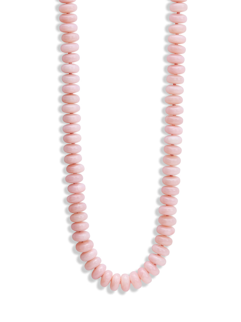 Color Blossom Necklace, Pink Gold, White Gold, Pink Opal, White Mother-Of- Pearl And Diamonds - Jewelry - Collections