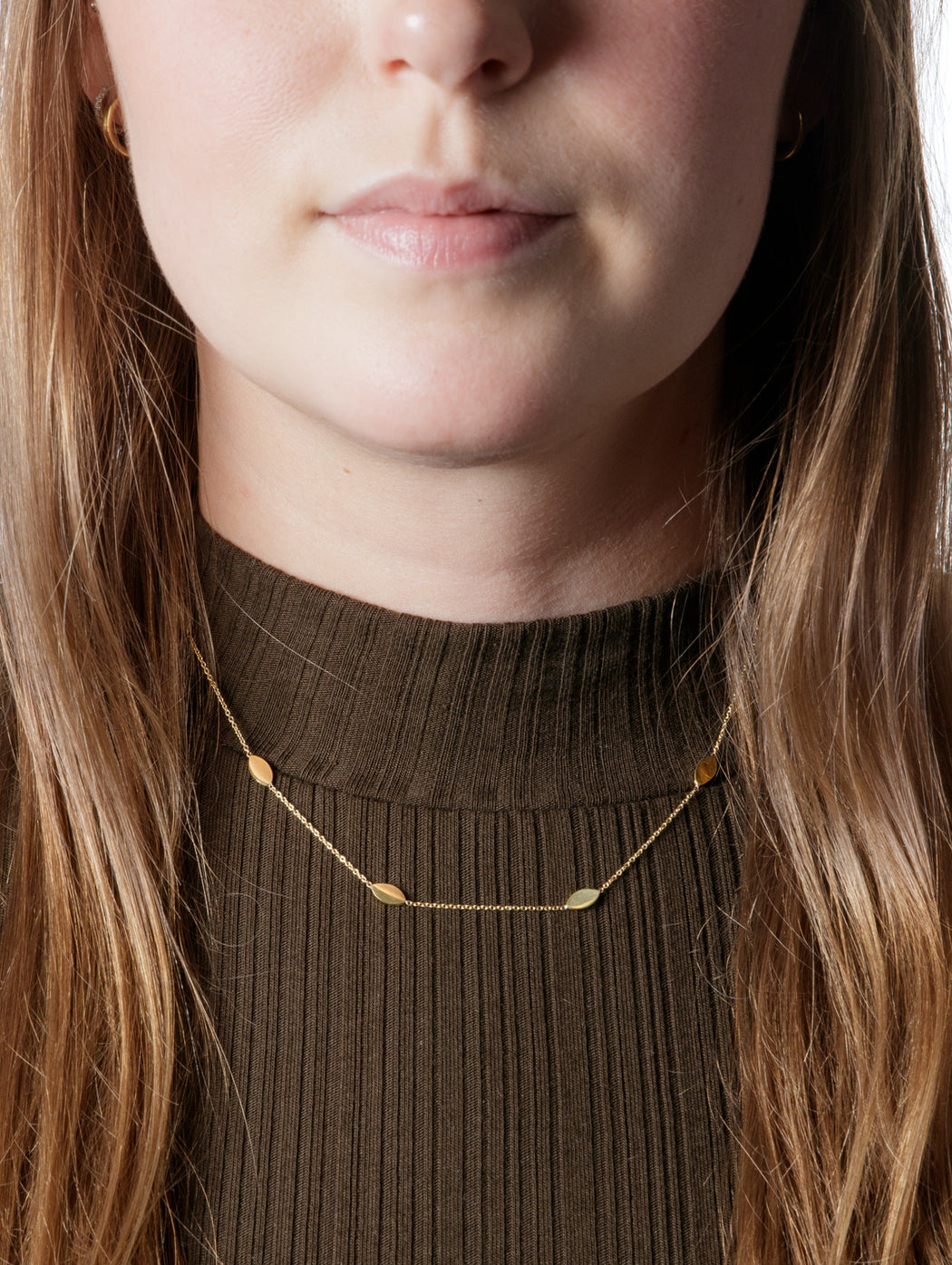 Marquise By-The-Inch Yellow Gold Necklace