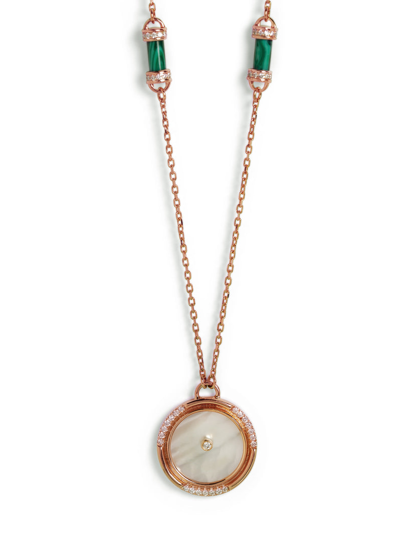 L'Atelier Nawbar Spiral Heart Pendant Necklace