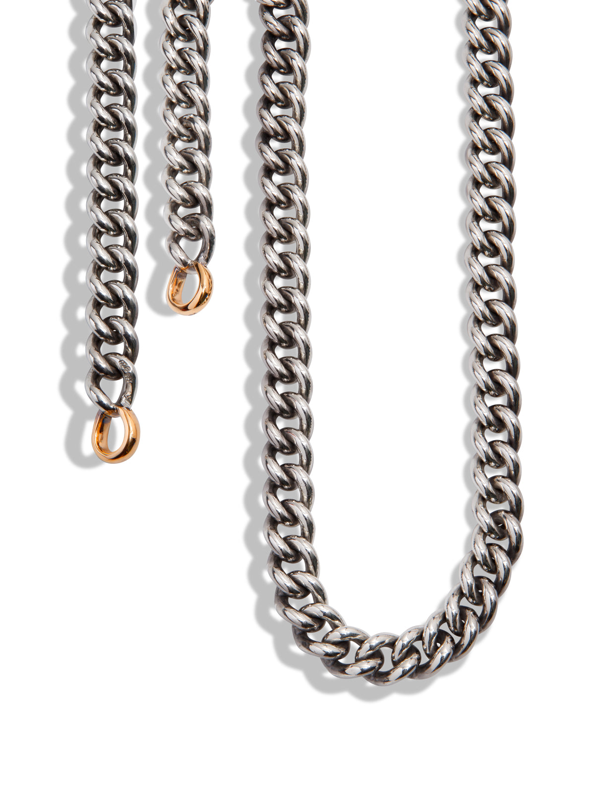 Mini Mega Curb Yellow Gold Loop Chain Necklace | Marla Aaron | Ylang 23