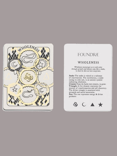 Baby Wholeness Medallion On Small Mixed Belcher Necklace