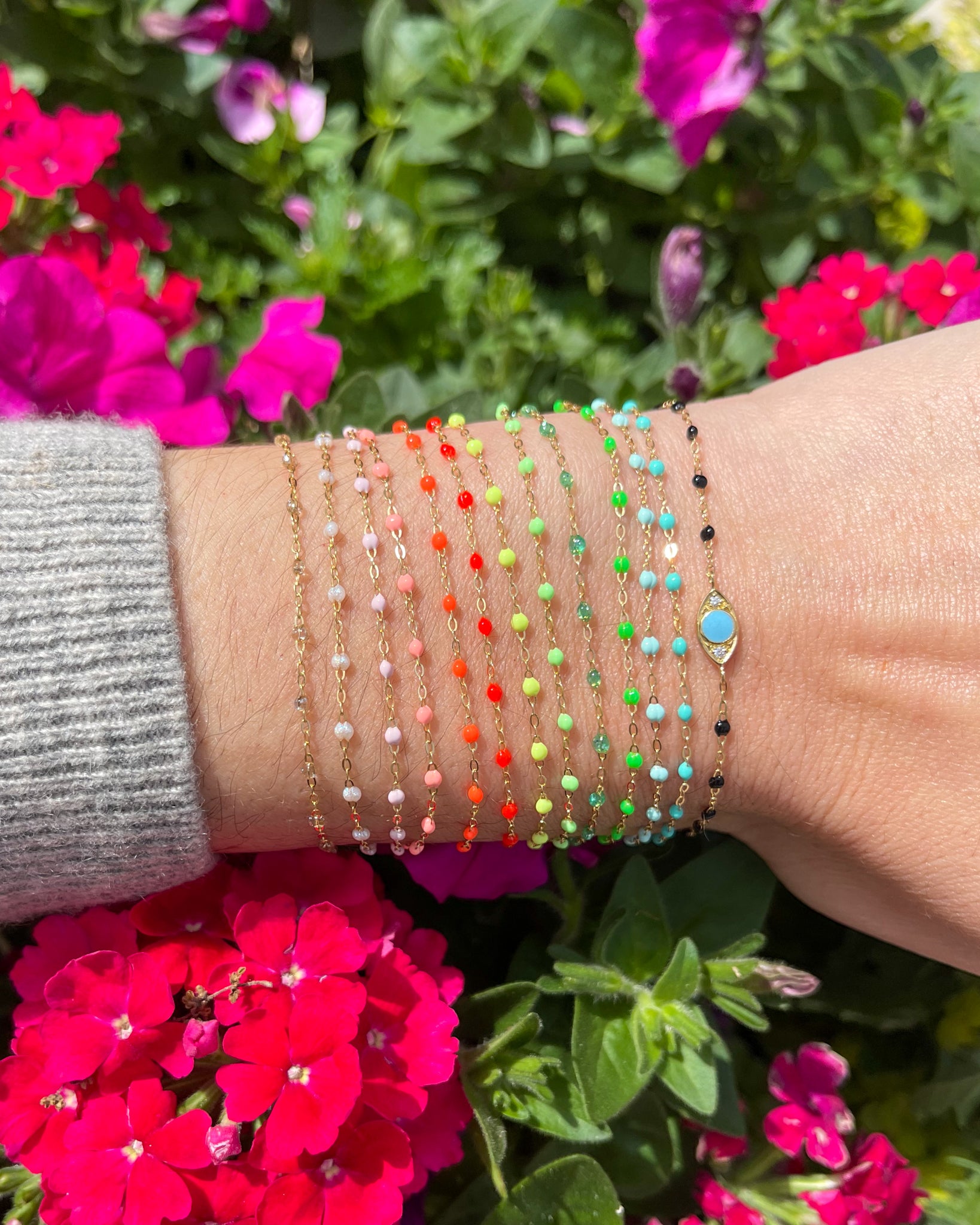 Classic Gigi Lapis Resin Yellow Gold Bracelet | Ylang 23